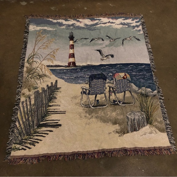 Other - Beautiful Beach Scene Tapestry Blanket